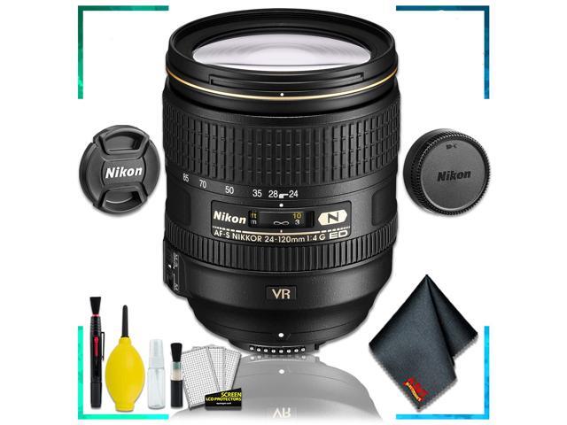 Nikon AF-S NIKKOR 24-120mm f.4G ED VR Lens (Intl Model) + Cleaning Kit