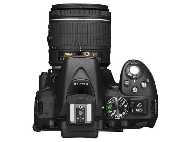 Nikon D5300 DSLR Camera with AF-P 18-55mm VR Lens Bundle SanDisk 32GB SD Card + 9PC Filter Kit + MORE - International