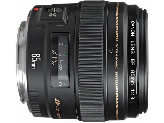 Canon EF 85mm f/1.8 USM Medium Telephoto Lens for Canon SLR Cameras - Fixed International Version