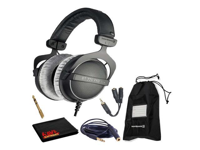 Beyerdynamic DT 770 Pro 80 Ohm Headphones with Splitter and 3-Year Warranty