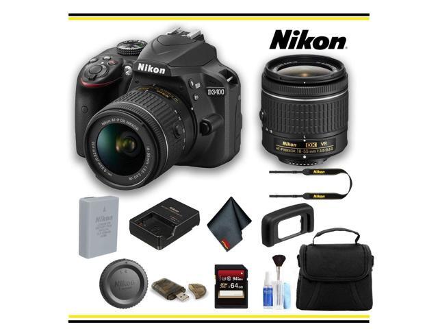 Nikon D3400 DSLR Camera with 18-55mm Lens