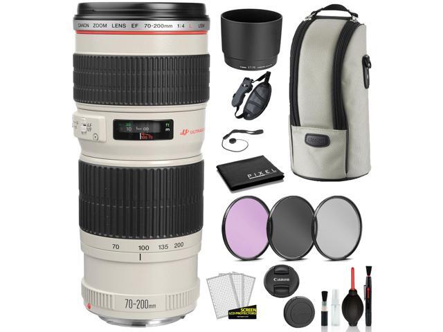 Canon EF 70-200mm f/4L USM Lens (2578A002) Includes: 3PC Filter Kit, Lens Cleaning Pen + More