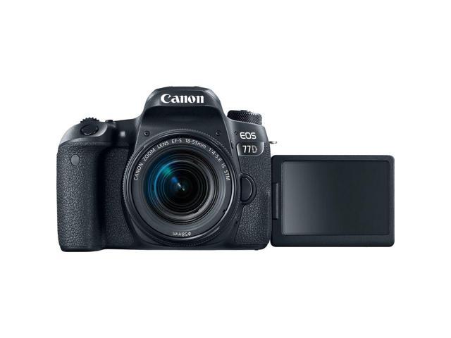 Canon EOS 77D Digital SLR Camera with 18-55mm Lens Kit (International Model)