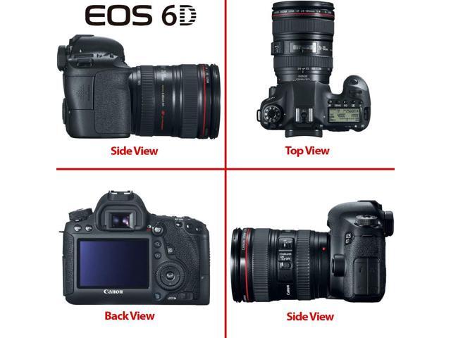 Canon EOS 6D DSLR Camera (Body) + Canon 24-105mm Lens Zoom Combo