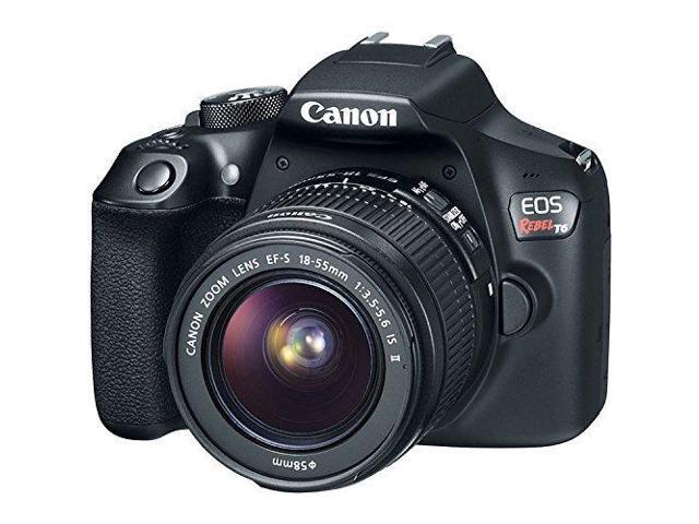 Canon EOS Rebel T6 Digital SLR Camera Bundle with EF-S 18-55mm f/3.5-5.6 IS II Lens with UV Filter + Carrying Case