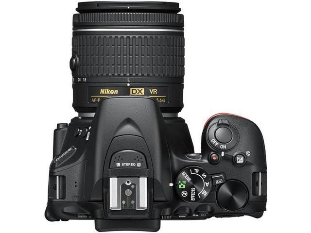 Nikon D5600 DSLR Camera with 18-55mm Lens (Intl Model) and 64GB Memory Bundle