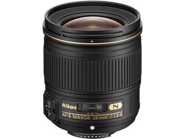 Nikon AF-S NIKKOR 28mm f/1.8G Lens Includes Filter Kits and Tripod (Intl Model) Bundle