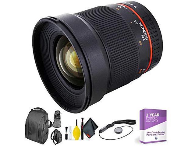 ROKINON 16MM f/2.0 Fuji X Mount + Deluxe Lens Cleaning Kit Bundle