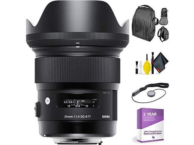 SIGMA 24mm f/1.4 DG HSM Art Lens for Nikon + Deluxe Lens Cleaning Kit