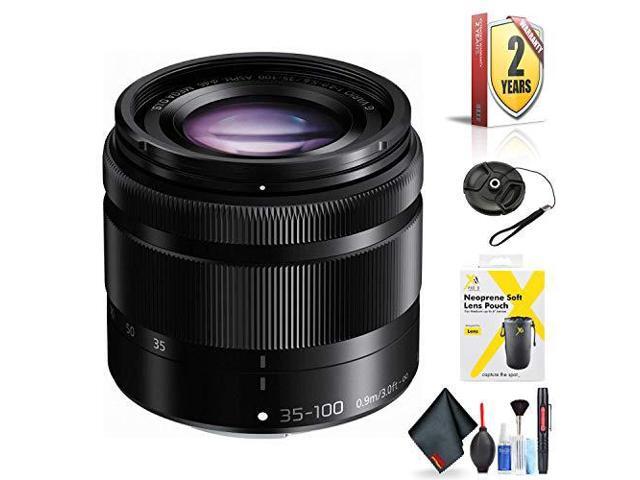 Panasonic Lumix G Vario 35-100mm f/4-5.6 ASPH. MEGA O. I.S. Lens for Micro Four Thirds Mount + Accessories (International