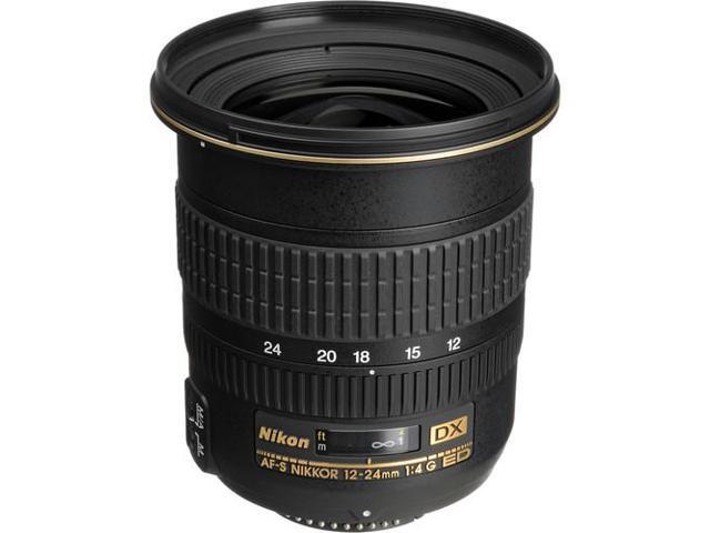 Nikon AF-S DX Zoom-NIKKOR 12-24mm f/4G IF-ED Lens Includes Filter Kits and Tripod (Intl Model) Bundle