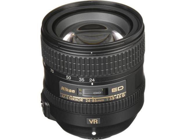 Nikon AF-S NIKKOR 24-85mm f/3.5-4.5G ED VR Lens Includes Filter Kits and Tripod (Intl Model)