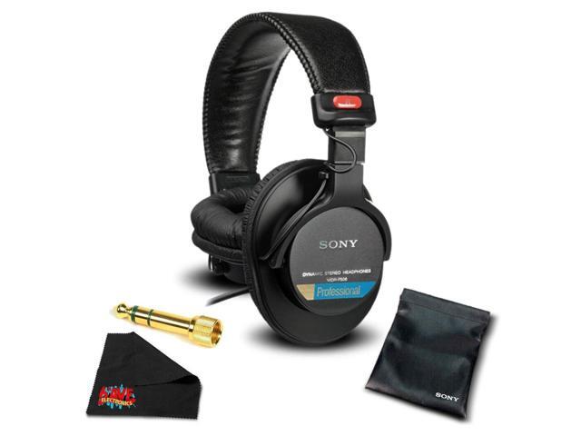 Sony MDR-7506 Headphones Professional Large Diaphragm Headphone - Bundle with 1 Year Extended Warranty