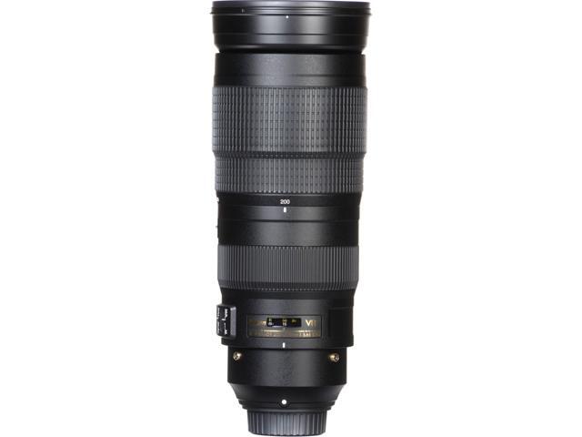 Nikon AF-S NIKKOR 200-500mm f/5.6E ED VR Camera Lens (Intl Model) + UV Filter Kit + Cleaning Kit