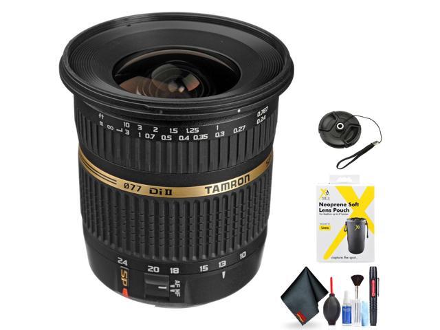 Tamron SP AF 10-24mm f / 3.5-4.5 DI II Zoom Lens for Canon DSLR Cameras for Canon EF-S Mount + Accessories (Internationa
