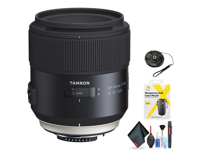 Tamron SP 45mm f/1.8 Di VC USD Lens for Nikon F for Nikon F Mount + Accessories (International Model with 2 Year Warrant