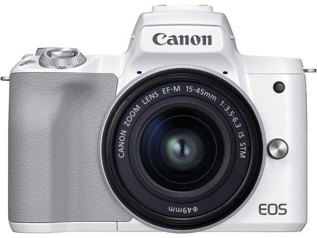 Canon EOS M50 Mark II + EF-M 15-45mm is STM Kit White