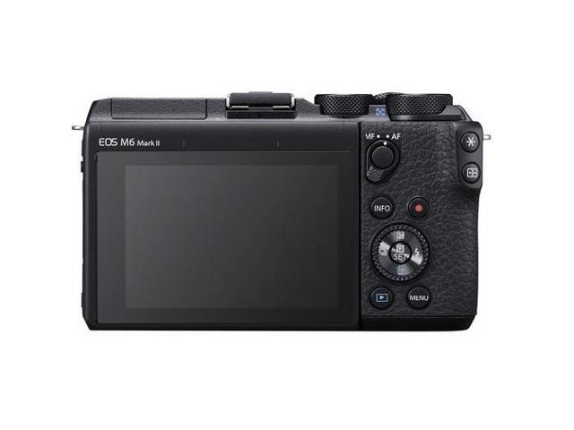 Canon EOS M6 Mark II Mirrorless Digital Camera + 15-45mm Lens - Black