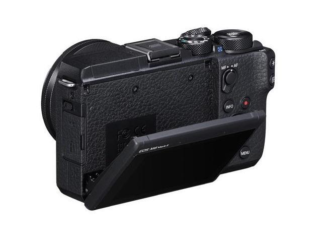 Canon EOS M6 Mark II Mirrorless Digital Camera + 15-45mm Lens - Black