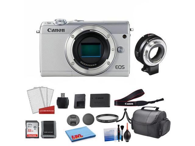 Canon M100 Camera Body (Kit Box) with Lens Adapter ? International Model