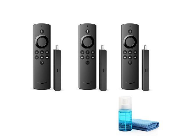 Fire TV Stick Lite with Alexa Voice Remote Lite (no TV controls) HD streaming device (3 Pack) Bundle