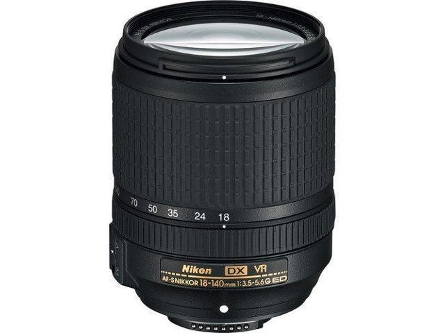 Nikon AF-S DX NIKKOR 18-140mm f/3.5-5.6G ED Vibration Reduction Zoom Lens with Auto Focus for Nikon DSLR Cameras International Version