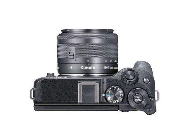 Canon EOS M6 Mark II Mirrorless Digital Camera - Black (International Model)