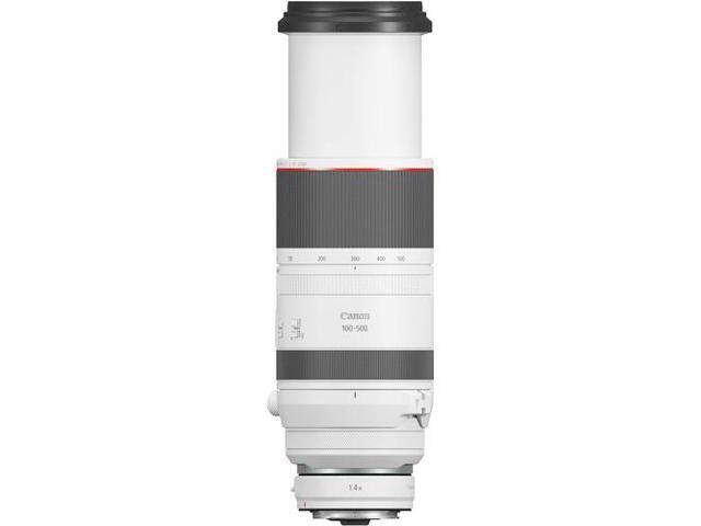 Canon - RF100-500mm F4.5-7.1 L IS USM Telephoto Zoom Lens for EOS R-Series Cameras - White - image 3