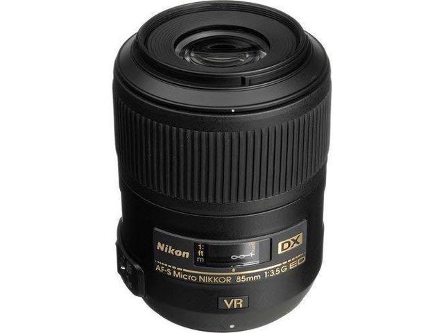Nikon AF-S DX Micro NIKKOR 85mm f/3.5G ED Vibration Reduction Fixed Zoom Lens with Auto Focus for Nikon DSLR Cameras International Version
