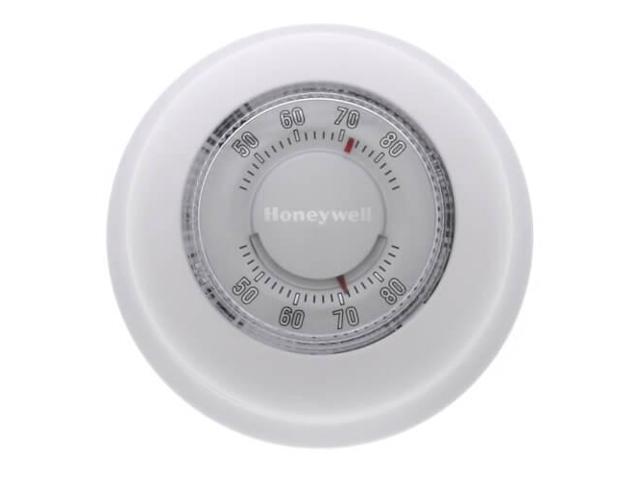 Honeywell T87K1007 Heat Only Thermostat, 1 Pack -White + LCD Cleaner
