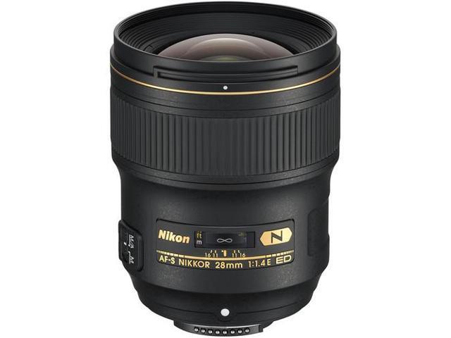 Nikon AF-S NIKKOR 28mm f/1.4E ED Lens Includes Filter Kits and Tripod (Intl Model) Bundle