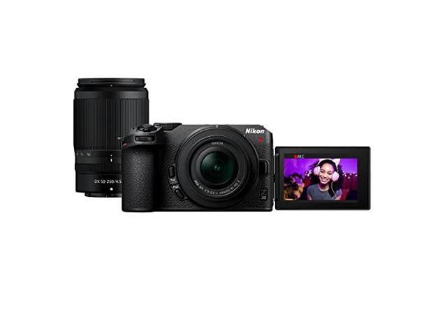 Nikon - Z 30 4K Mirrorless Camera 2-Lens Kit with NIKKOR Z DX 16-50mm f/3.5-6.3 VR and NIKKOR Z DX 50-250mm f/4.5-6.3 VR Lenses - Black - image 3