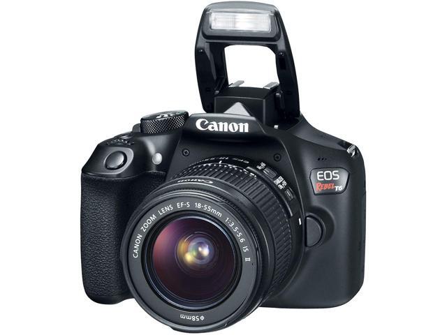 Canon EOS Rebel T6 DSLR Camera W/ 18-55mm Lens + 64GB Card + Filter Kit + More