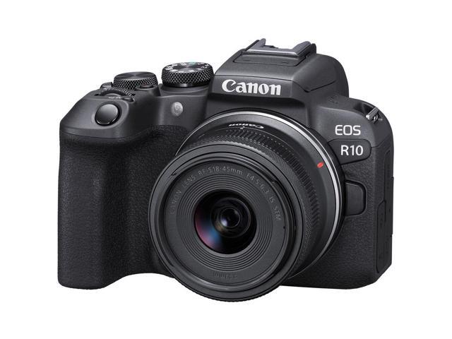 Canon EOS R10 Mirrorless Camera W/ 18-45mm Lens + 2 x 64GB Card + More