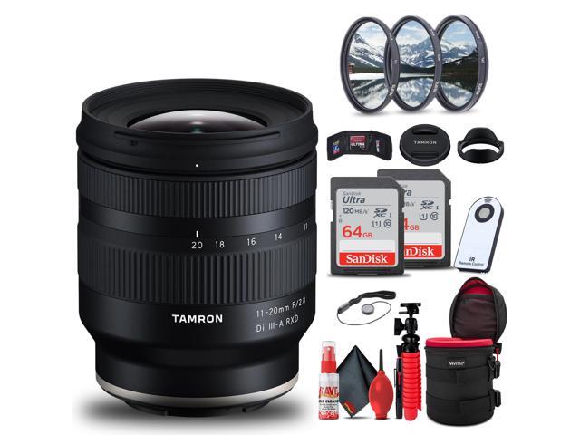 Tamron 11-20mm f/2.8 Di III-A RXD Lens for Sony E + 128GB Accessory Bundle