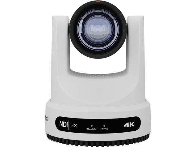 PTZOptics Move 4K PTZ Camera with 12x Optical Zoom (White) (PT12X-4K-WH-G3) + Wall Mount