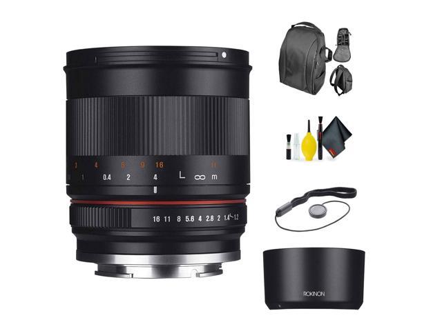 Rokinon 50mm F1.2 High Speed Lens Lens for Fuji X Mount + Deluxe Lens Cleaning Kit Bundle