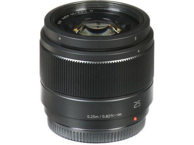 Panasonic - LUMIX G 25mm f/1.7 ASPH. Lens for Mirrorless Micro Four Thirds Compatible Cameras, H-H025-K - Black - image 8