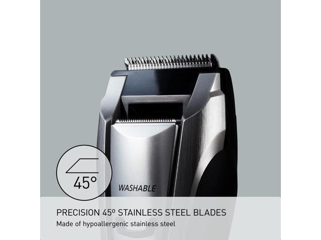 Panasonic - Men’s All-in-One Facial Beard Trimmer and Body Hair Groomer - Silver - image 11