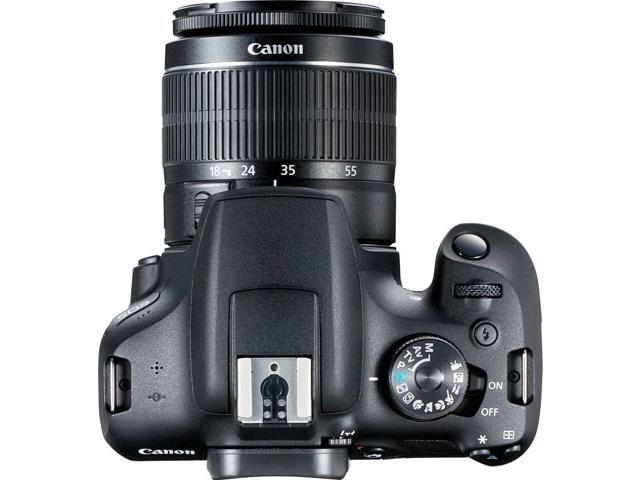 Canon EOS 2000D (Rebel T7) DSLR Camera + 18-55mm III Kit (Intl Model)