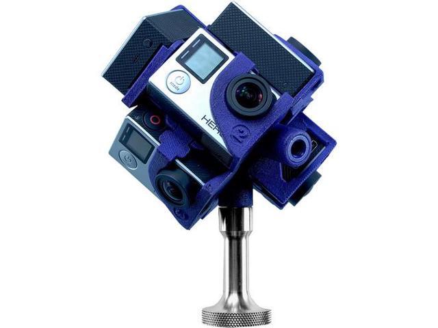 360RIZE Pro7 v2 360 Plug-n-Play Rig for GoPro HERO4/3+/3