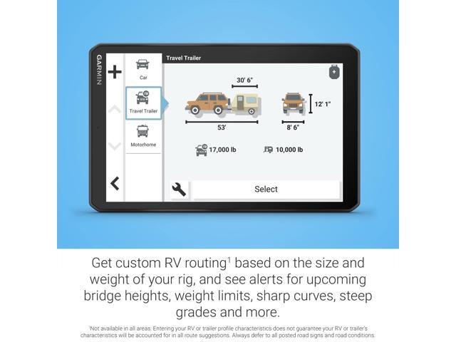 Garmin - RV 895 8" GPS Navigator with Built-In Bluetooth - Black - image 5