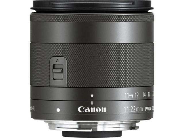 Canon EF-M 11-22mm f/4-5.6 IS STM Lens (International Model) with Cleaning Kit and Filter Kits Bundle
