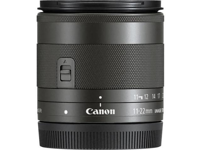 Canon EF-M 11-22mm f/4-5.6 IS STM Lens (International Model) with Cleaning Kit and Filter Kits Bundle