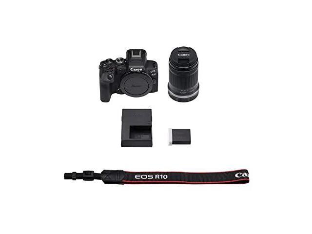 Canon - EOS R10 Mirrorless Camera with RF-S18-150mm f/3.5-6.3 IS STM Lens - Black - image 4
