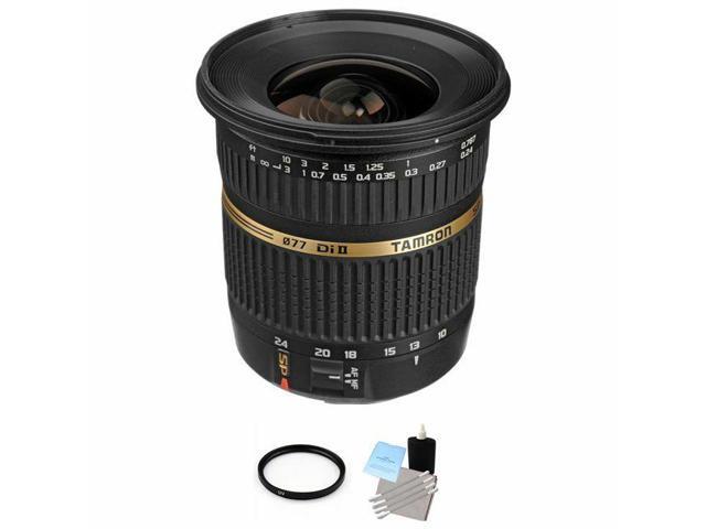 Tamron SP AF 10-24mm f / 3.5-4.5 DI II Lens For Canon + UV Filter & Cleaning Kit