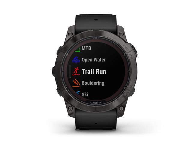 Garmin - fenix 7X Pro Sapphire Solar GPS Smartwatch 51 mm Fiber-reinforced polymer - Carbon Gray DLC Titanium - (2023) - image 3