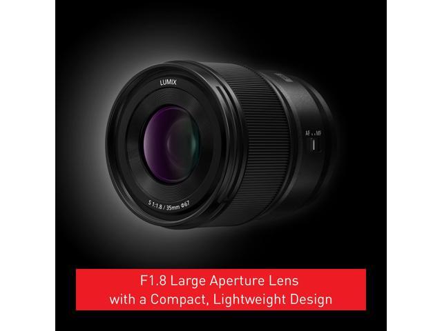 Panasonic LUMIX S Series Camera Lens, 35mm F1.8 L-Mount Interchangeable Lens S-S35