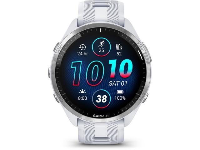 Garmin - Forerunner 965 GPS Smartwatch 47 mm Fiber-reinforced polymer - Titanium/Whitestone - (2023) - image 9