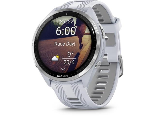 Garmin - Forerunner 965 GPS Smartwatch 47 mm Fiber-reinforced polymer - Titanium/Whitestone - (2023) - image 10